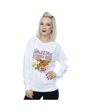 Scooby Doo The Amazing Scooby Sweatshirt - White