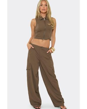 EGO Wide Leg Trousers - Green