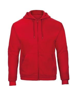 Bc Id.205 50 50 Full Zip Hoodie - Red