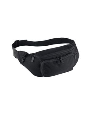 QUADRA Plain Waist Bag - Black