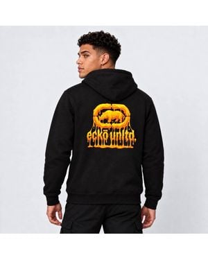 Ecko' Unltd Slime Back Print Hoodie - Black