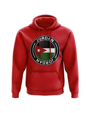 Nike Football Badge Hoodie - Red