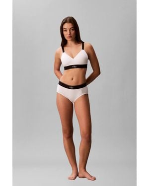 Calvin Klein Lightly Lined Bralette - White