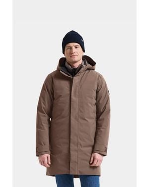 Didriksons Hektor Waterproof Breathable Padded Winter Parka - Brown