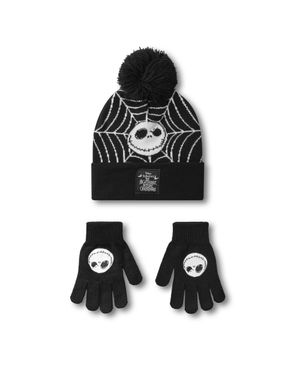Disney Beanie & Gloves Set - Black
