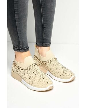 Miss Diva Ari Slip On Trainers - Grey