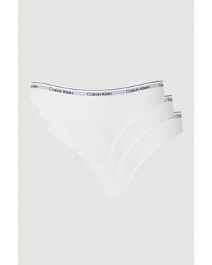 Calvin Klein Modern Logo Briefs 3 Pack - White