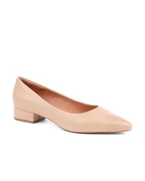 Jones Bootmaker Sunstone Leather Court Shoes - Pink