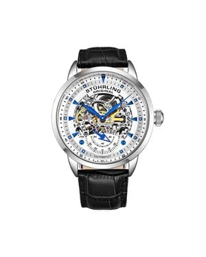 Stuhrling Executive 3133 Automatic 44Mm Skeleton - White