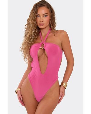 EGO Keyhole Maxi Swimsuit - Pink