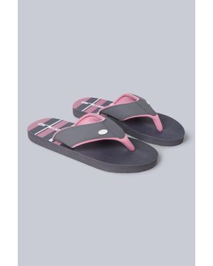 Animal Swish All Over Printed Flip Flop - Grey