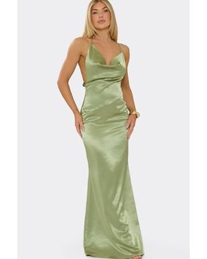 EGO Strappy Maxi Dress - Green