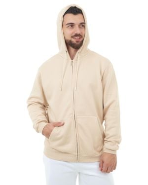 Smart Living Zip-Up Hoodie - Natural