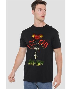 Looney Tunes Halloween Trick Or Treat Bugs Gossimer T-Shirt - Black