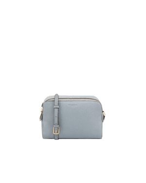Paul Costelloe Mantaro Leather Cross Body Bag - Grey