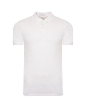 Smart Living Classic Cotton Polo Shirt Short Sleeve Casual Work Sports Tee - White