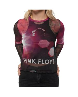 Pink Floyd Knebworth '90 Mesh Long-Sleeved T-Shirt - Red