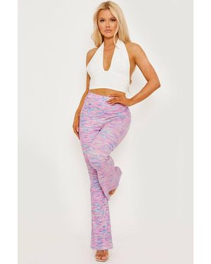 Stylewise Elasticated Waist Flared - Pink
