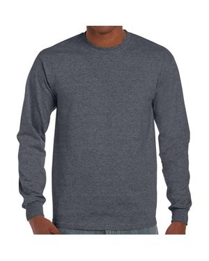 Gildan Ultra Cotton Long-Sleeved T-Shirt - Grey