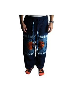 KDMD Japanese Style Lounge Trousers & Medium - Black
