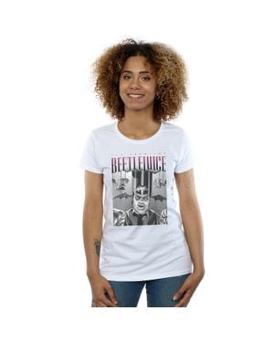 Beetlejuice Circus Homage Cotton T-Shirt - White