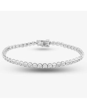 T.H.Baker 18Ct 1.50Ct Diamond Tennis Bracelet Th0133080 - Metallic
