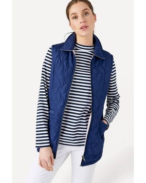 DAMART Reversible Quilted Gilet - Blue