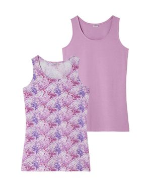 DAMART Warm-Weather Essential Cool & Comfortable Vests (2-Pack) - Purple