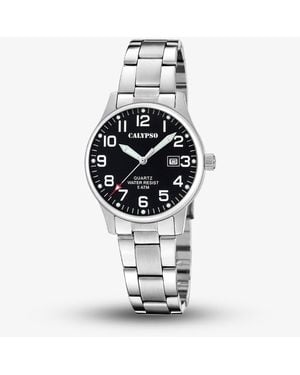 Calypso St. Barth Basic Metallic Stainless Steel Watch K5861/4 - Black