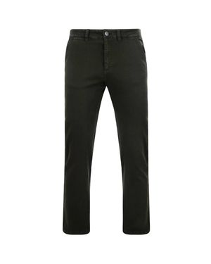 KAM Jeanswear Regular Fit Stretch Modern Chino Trousers For - Grey