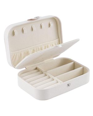 Harfi Multi Functional Jewellery Organiser Box - White
