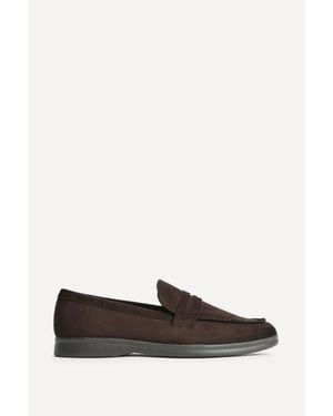 Linzi Request Wide Fit Classic Loafer - White