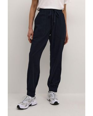 Kaffe Naya Cotton Sweat Joggers - Blue