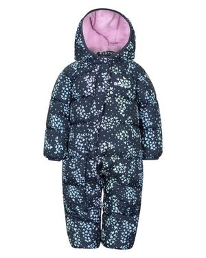 Mountain Warehouse 'Frosty' Padded Half Fleece Lined Winter Ski Suit - Blue