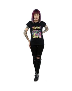 Marvel Comics Rule Cotton Boyfriend T-Shirt - Black