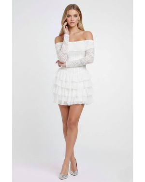 Stylewise Lace Detail Corset - White