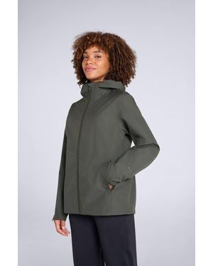 Animal 'Elements' Waterproof Breathable Zipped Pocket Adjustable Hood Jacket - Grey