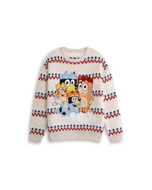 Bluey Christmas Jumper - White