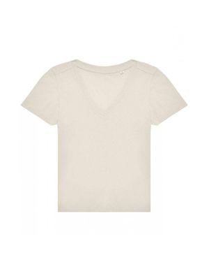 Bc E150 V Neck T-Shirt - Natural
