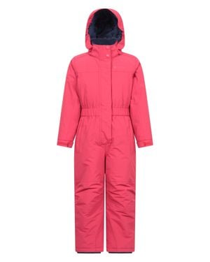 Mountain Warehouse 'Cloud' Waterproof Skiing Winter Fleece Lined Snowsuit - Pink
