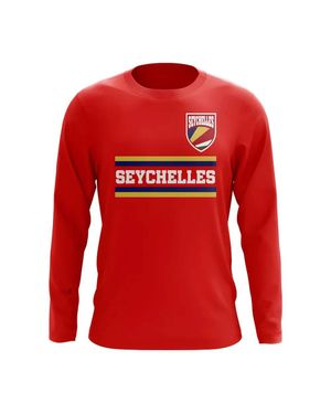 Seychelles Core Football Country Long Sleeve T-Shirt - Red