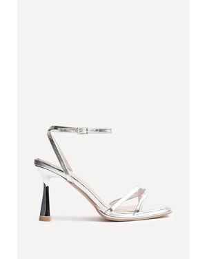 Linzi Verve Crossover Stiletto Heel - White