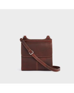 Osprey The Narissa Large Leather Crossbody Bag - Brown