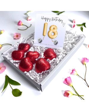 Aye Do Gifts 18Th Birthday Cubic Zirconia Earrings Balloon Mini Gift Hamper - White
