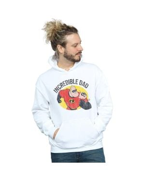 Disney The Incredibles Bob Parr Incredible Dad Hoodie - White
