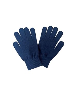 Sock Snob Thin Knitted Winter Magic Thermal Wool Gloves - Blue
