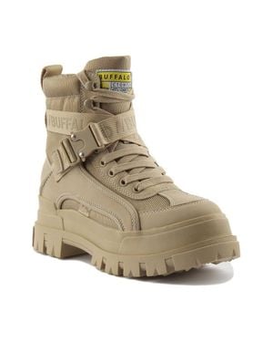 Buffalo 'Aspha Com1' Synthetic Ankle Boots - Natural