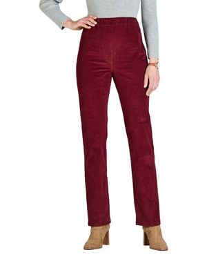 Chums Pull On Corduroy Trouser - Red