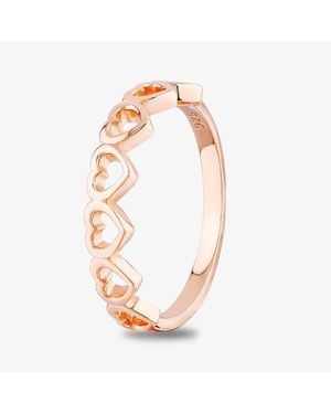 Rosa Lea Multiple Open Heart Ring Am-2Thb025507 - Pink