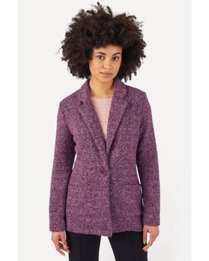 DAMART Coatigan Blazer - Purple